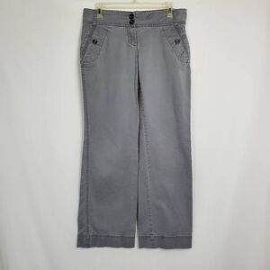 New York & Company Size 6 Gray Casual Pants